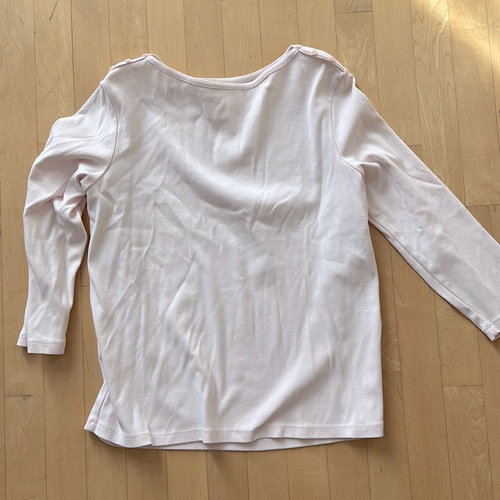 Pink long sleeve top